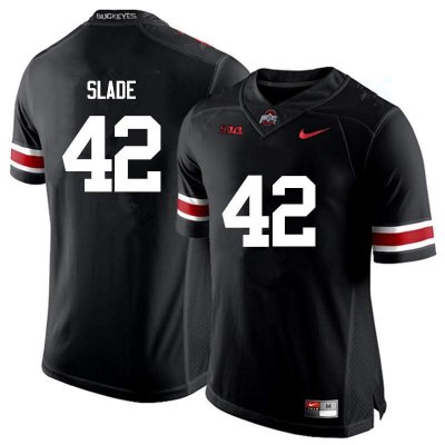 Men's Ohio State Buckeyes #42 Darius Slade Black Nike NCAA College Football Jersey Winter GFS1444HV
